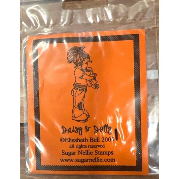 Sugar Nellie Rubber Unmounted Stamps Set Miss Clause And Daisy & Dolly - Picture 3 of 4